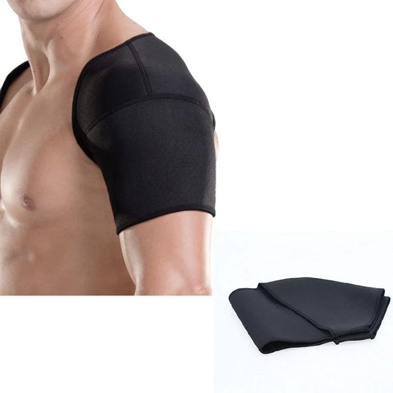 Kuangmi Double Shoulder Support Brace Strap Wrap Neoprene Protector Size XL