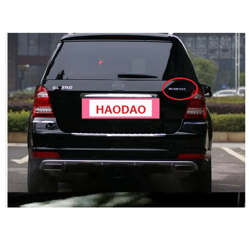 Хромированные буквы BLUETEC Задняя Крышка багажника лампа эмблема значок наклейка