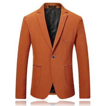 

Customized European and American solid color men's suit wedding groom groomsmen dress men's fashion slim suit