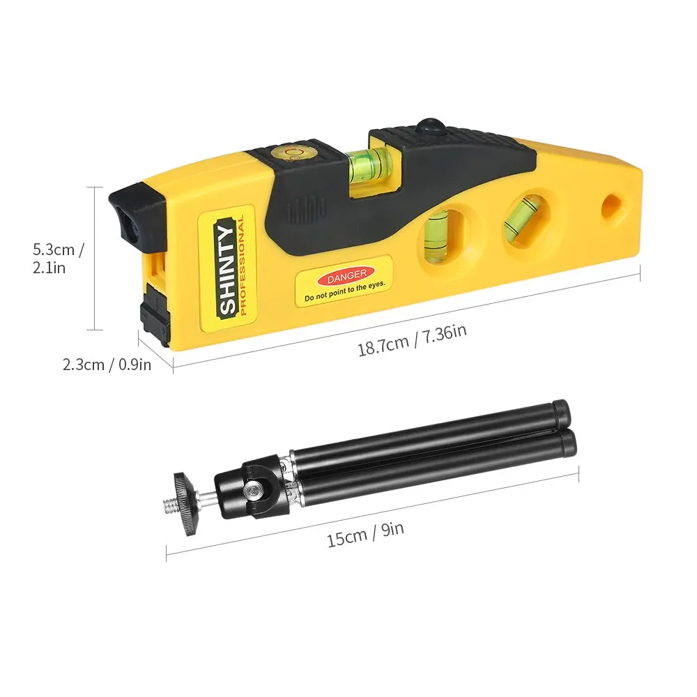 Лазерный уровень nivel Laser line construction tools+ регулируемый штатив Dot Cross Line Горизонтальный Вертикальный 45 градусов