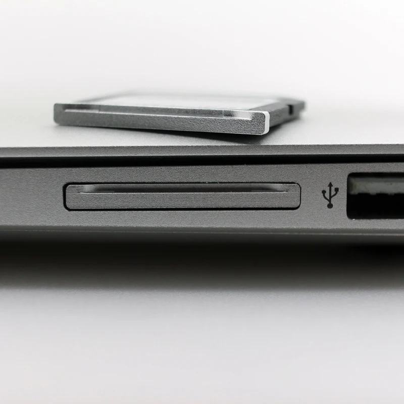 Baseqi Alumínio Invisível Unidade Micro sd tf Adaptador de Cartão de Memória para 15 Polegadas Macbook Pro Retina Final de 2013 para Meados de 2023 - Imagem 6