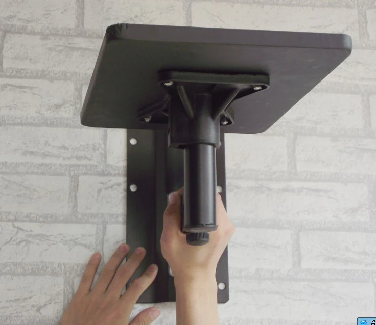 Full Motion Speaker Bracket Mount Heavy Duty Flexível Inclinação Rotação Suporte do Alto-falante com Bandeja Projetor Pcs Par - Image 5