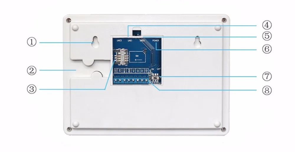 Wofea домашней безопасности PSTN+ GSM сигнализация с 99 беспроводной зоны, 4 проводной зоны ISO и android APP ЖК-дисплей голосовые подсказки