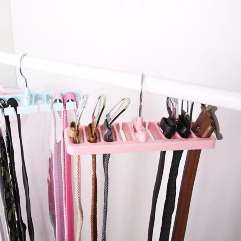 Home Storage Rack Tie Belt Organizer Space Saver Tops Bra Rotating Hanger Holder mecanizaciones aeronauticas sa
