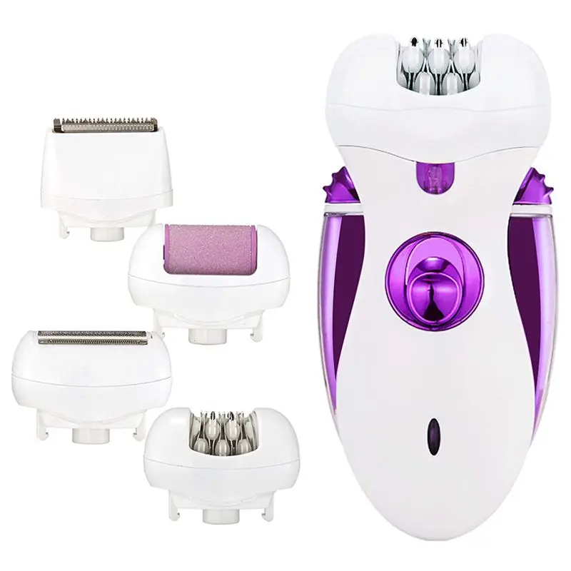 

Epilator for Women Electric Compact Hair Removal Facial Razor Lady's Shaver Rechargeable 4 in 1 Cordless Body Legs Hair Trimme