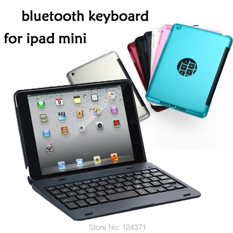 

Bluetooth V3.0 Keyboard Protective Case for iPad mini Multimedia Wireless Bluetooth Keyboard With Case For ipad mini123
