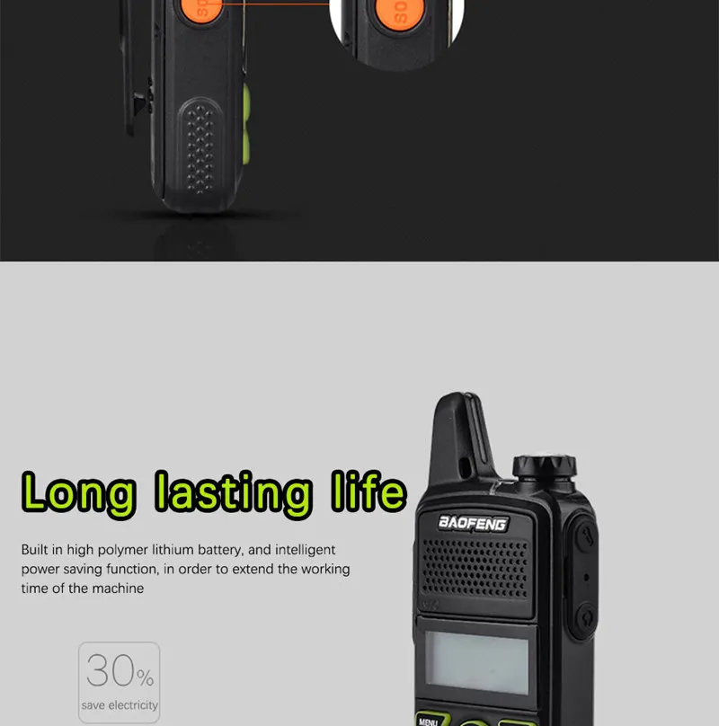 Из 2 предметов Baofeng BF-T1 BF T1 Портативный Мини Walkie Talkie CB двухстороннее Любительское ДМВ радиостанция трансивер Boafeng PMR 446 PMR446 Амадор