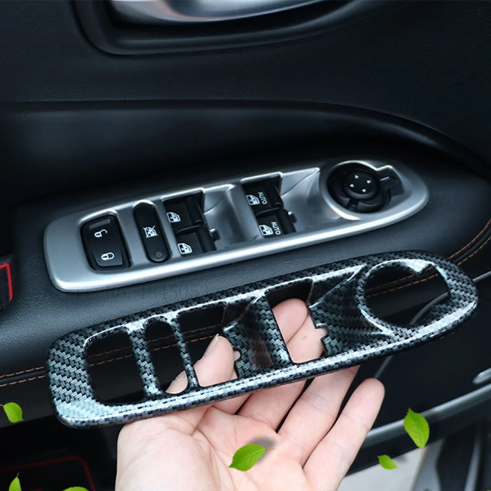Для Jeep Compass ABS Матовый Внутренний дверной оконный переключатель крышки отделка украшения 4 шт. автомобильные аксессуары для левостороннего водителя