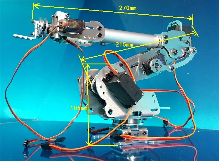 Промышленный робот 798 механическая рука сплав манипулятор 6 оси робота стойки с 7 сервоприводы