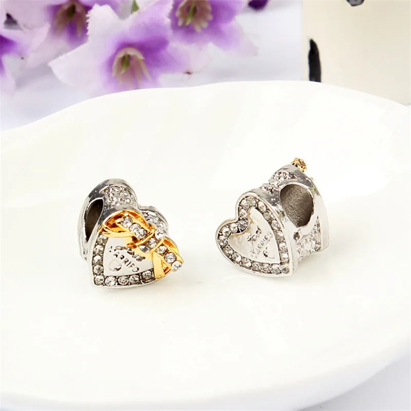 2018 новый лук узел подвески Bijoux бисер подходят оригинальный пандо браслет