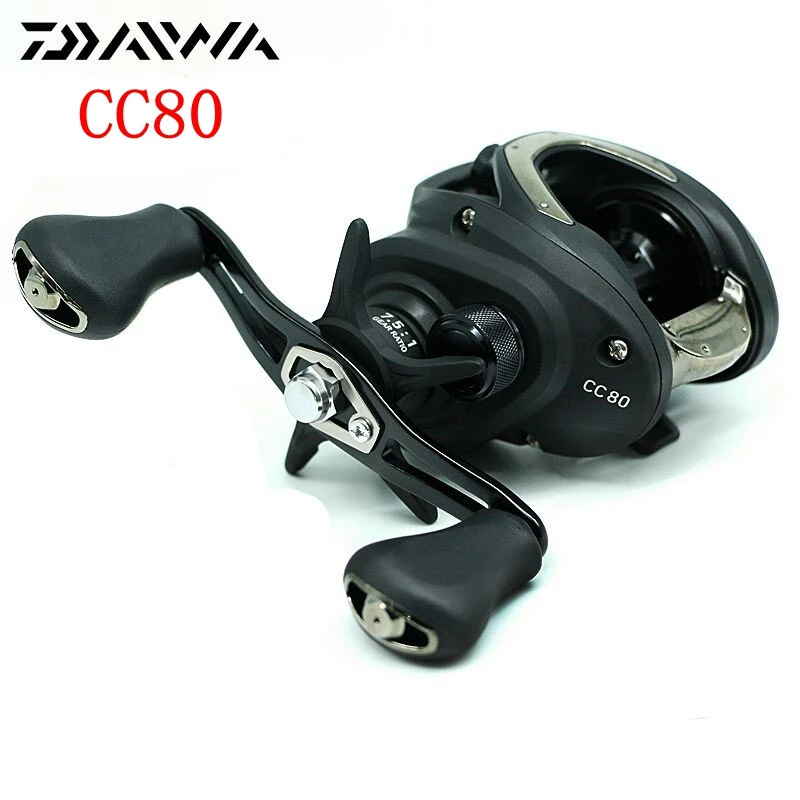 Новинка низкопрофильная Рыболовная катушка Daiwa CC80 CC80H CC80HL 195 г 4 шарикоподшипника