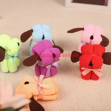 150 шт сумка органайзер Размер: 20*20 см фестивали маленький щенок полотенце подарок идеи подарок на день рождения