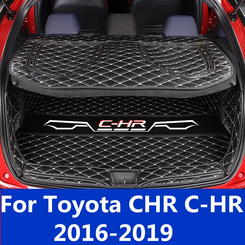 

For Toyota CHR C-HR 2016-2019 reserve box mat Fully surrounded Tail box mat After warehouse mat Interior decoration Accessories