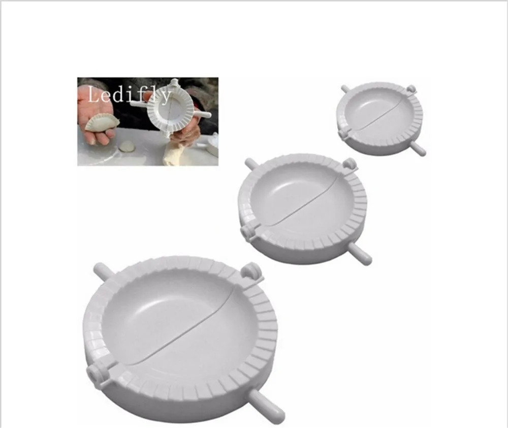 

Hot Sale Dumpling Maker Mold Tool Jiaozi Mold DIY Home Kitchen Gadgets 3 Sizes