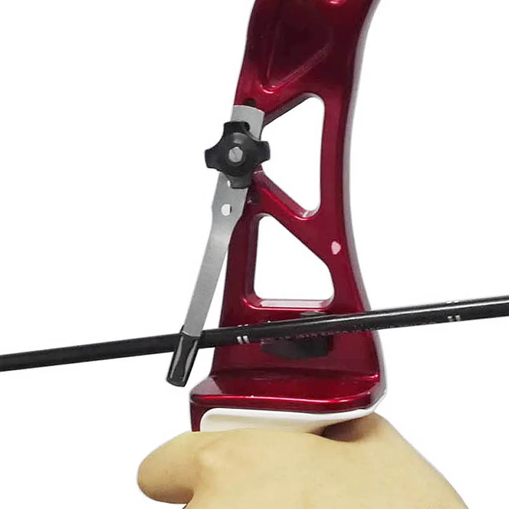 Durable Archery Recurve Bow Kit Stainless Steel Adjustable Clicker Outdoor Target Hunting Archery Accessories 103x12mm
