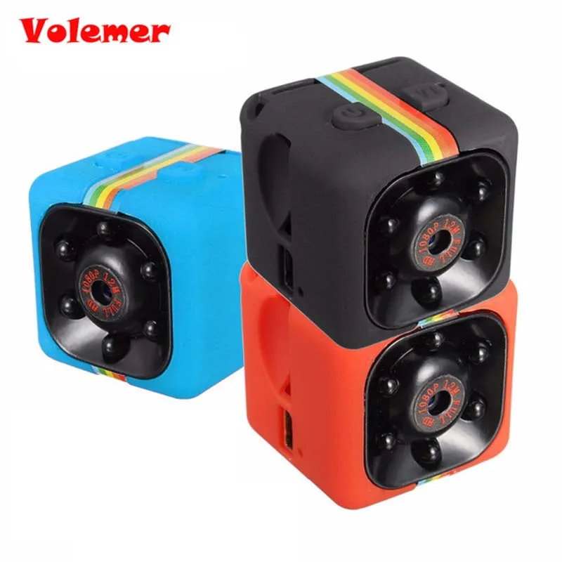 Volemer Hot Sale SQ11 Full HD 1080P Night Vision Camcorder Portable Mini Micro Sport Cameras Video Recorder Cam DV Camcorder 