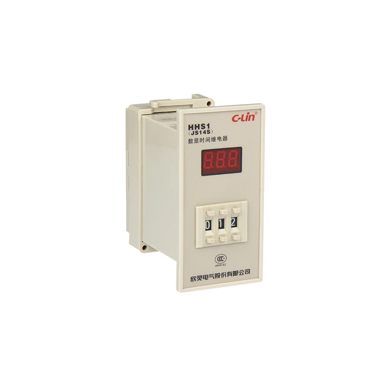 

JS14S Number Show Time Relay Three Digital Adjust Two Group Electricity Time Delay Zero Suspend