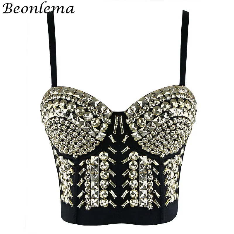 Steampunk Corset Sexy Gothic Women Push Up Bra Bustiers CropTop Corsage