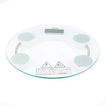 

180kg Digital LCD High Precision Temperature Display Night Vision Body Weight Scale 6mm Tempered Glass Health Balance Scale