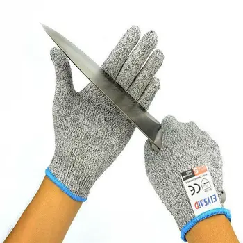 

ELYSAID Durable Quality Safety Cut Proof Stab Resistant Working Gloves With Stainles Steel Wire Metal Mesh Protection For Hand