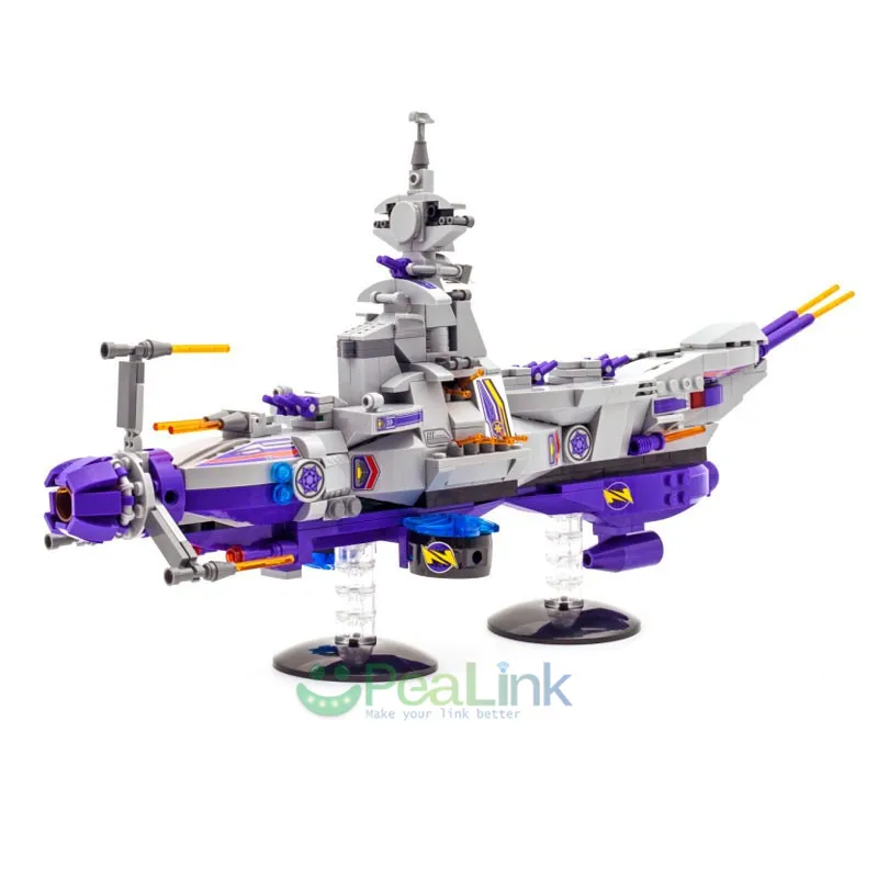 Enlighten 683 шт космическая война военный корабль армейская модель строительные