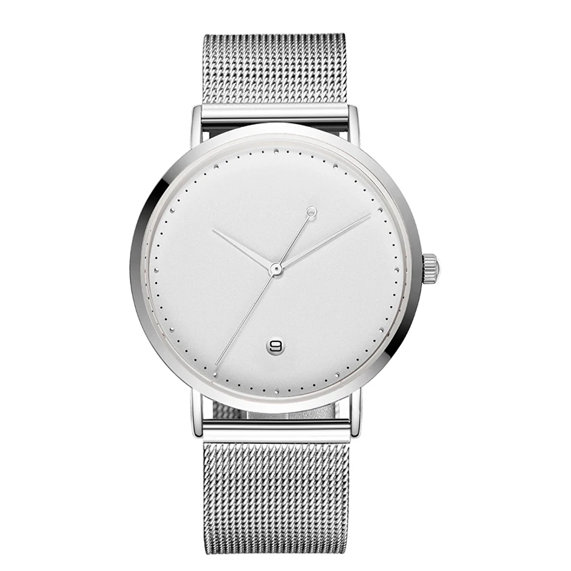 BAOSAILI CL027 Создайте свой собственный бренд часы из нержавеющей стали сетка Роскошные Пользовательские Дизайн OEM логотип печатных часы Мужские персонализированные