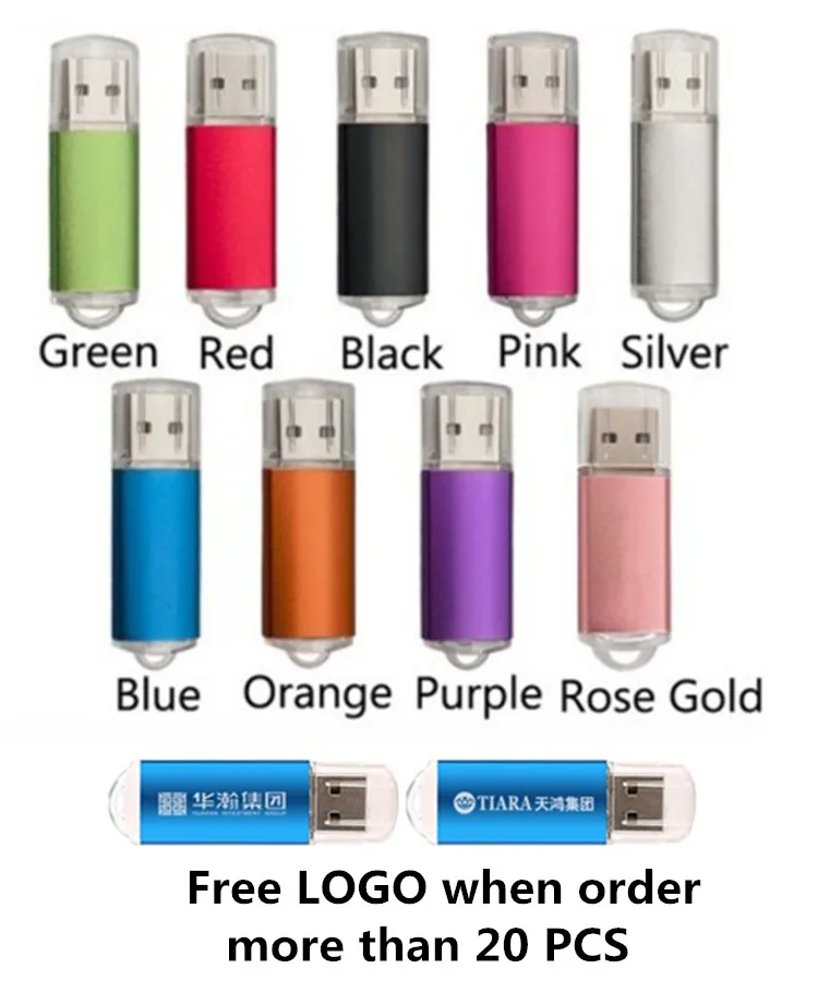 

Customer LOGO USB Flash Drive 64GB Pendrive 32GB 16GB 8GB External Memory Stick USB Disk Clef USB Pen Driver Personalized Gift