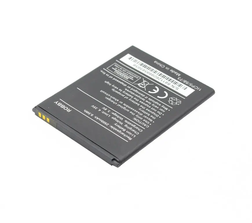 Ciszean 2x Новая 3 8 В 2500 мАч сменная батарея Robby для аккумуляторов Wiko ROBBY Batterie Bateria|battery