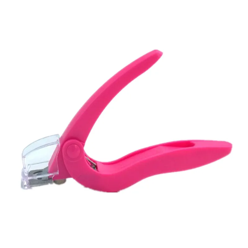 

Useful Prune False Nails Modeling U Shape Scissors Plastic + Stainless Steel Professional Nail Tools