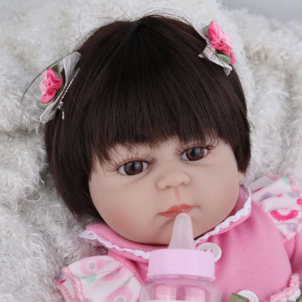 KAYDORA 17 дюймов 43 см полный Силиконовый Reborn Baby куклы живые Одежда для новорожденных "lifelike" Реалистичная девочка с одеялом Рождественский подарок на день рождения