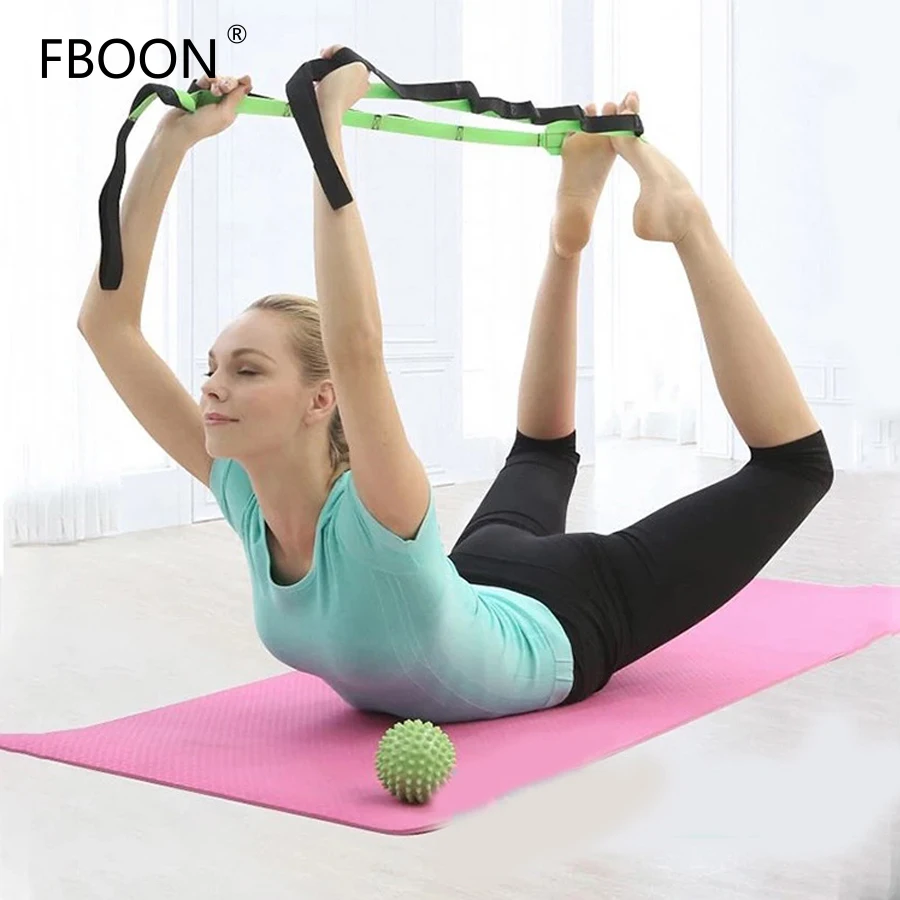 FBOON Multiple Yoga Loops Strap Stretch Resistance Bands Tensile band