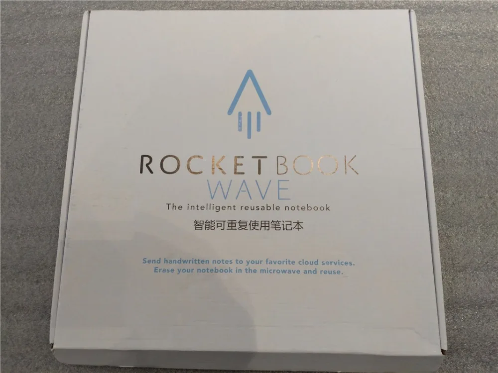 Лидер продаж Rocketbook Wave умный многоразовый ноутбук Pilot frixion pen