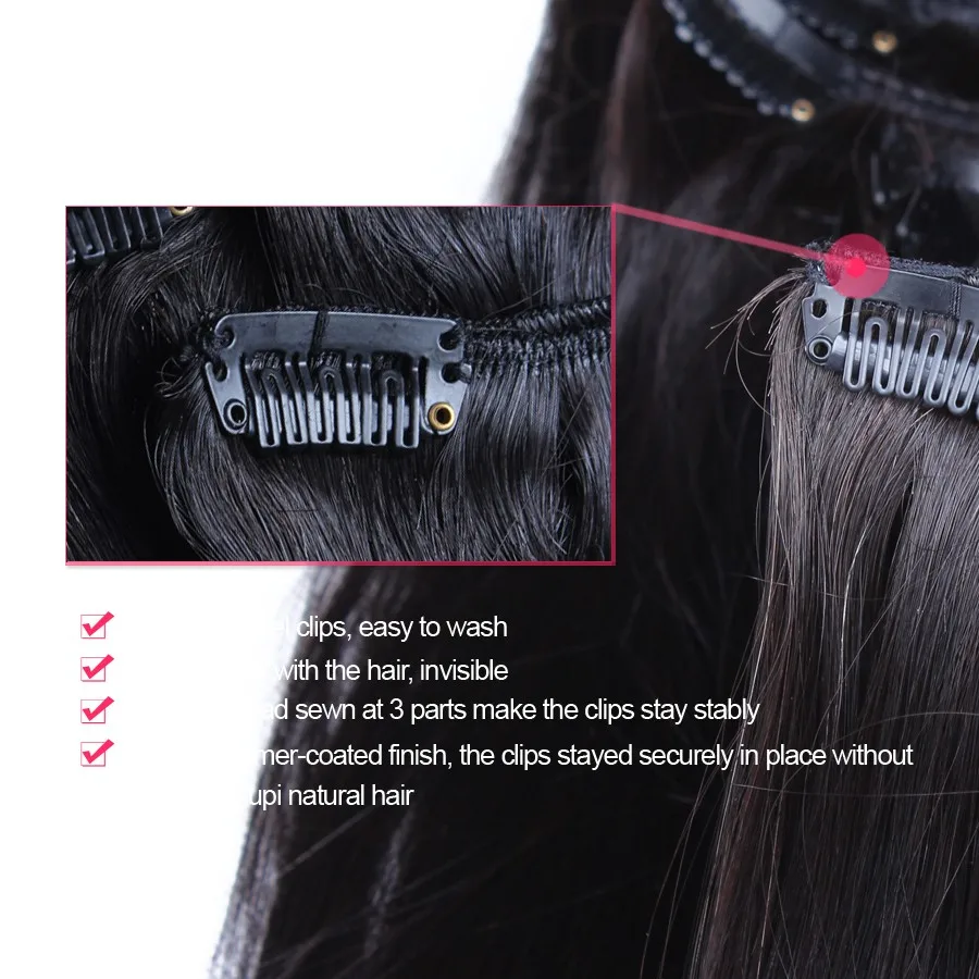 Straight-Clip-In-Human-Hair-Extensions-Peruvian-Straight-Virgin-Human-Hair-7pcs-set-120g-Double-Strong (2)