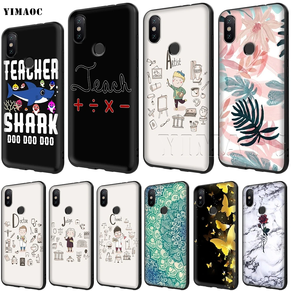 

YIMAOC Teacher Artist Chemist Doctor Judge Soft Silicone Case for Xiaomi Redmi mi Note 6 6A 8 mi6 mi8 a1 a2 Pro Lite f1