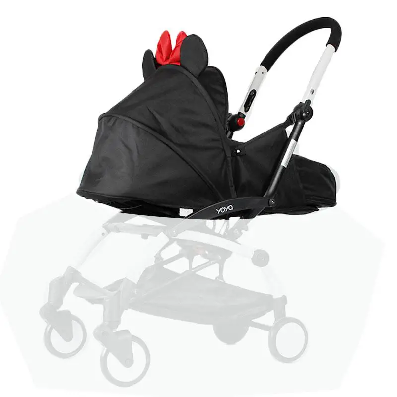 Детская коляска-гнездо для новорожденных, корзина для сна для Babyzen yoyo Yoya Babyyoya, сумка для сна для трона, аксессуары для детских колясок - Цвет: micky red