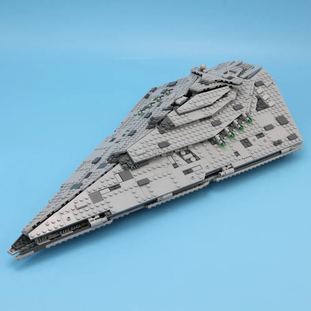 

Lepin 05131 1585Pcs Star Plan Series The First order Star Model Destroyer Set 75190 Building Blocks Bricks Educational Toys Gift