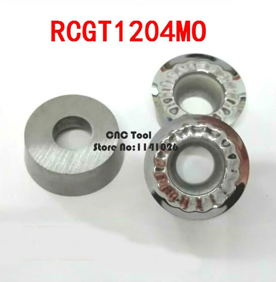 

Free shipping aluminum carbide insert RCGT1204MO, CNC lathe tool, suitable for aluminum processing, insert EMR-5R