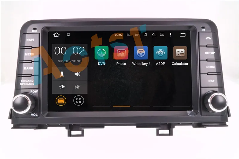 Discount 8 Core Android 6.0 Auto Stereo GPS Navigation Radio Receive Bluetooth For KIA PICANTO MORNING 2017 2018 NO Car CD DVD Player 1