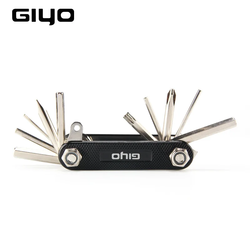 cheap Giyo 11 in 1 Bicycle Repair Tool Set Kit Hex Spoke Cycling Screwdriver Tool MTB Mountain Cycling Bike Repair Tool Herramientas