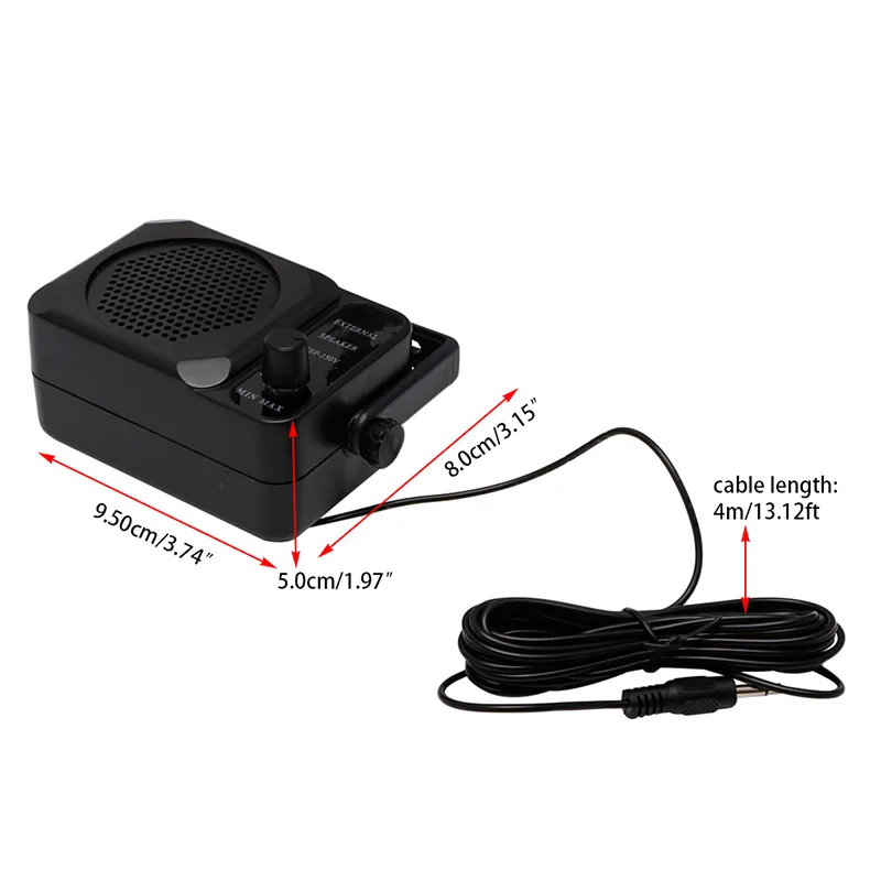 Новый CB радио мини внешний динамик NSP 150 ham для Kenwood Motorola ICOM Yaesu BDRG|Аксессуары
