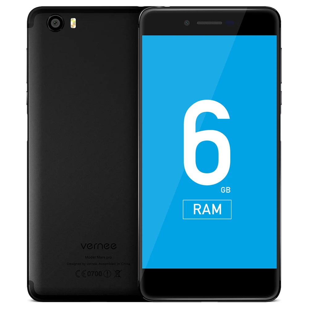 Vernee Mars Pro 6GB RAM 64GB ROM Full Metal Body 4G Phablet Android 7 0 5