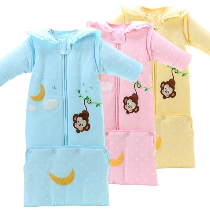 

Extended Sleeping Bag Cotton Newborn Envelop 115*115cm Baby Sleeper 0-4 Years