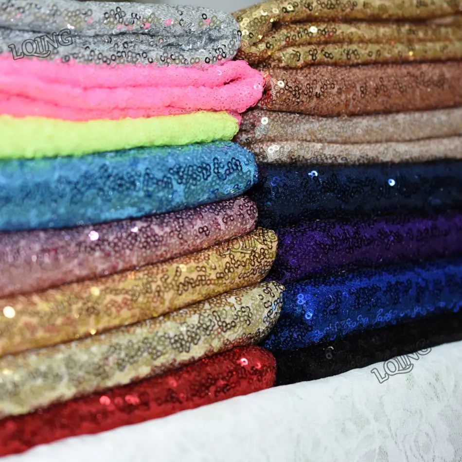 

2 Yards Sequin Fabric Gold Silver Red Sequin Fabric for Tissue Kids Bedding Textile for Sewing Tilda Doll, DIY Handmade Material