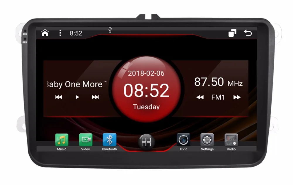 2GB RAM octa core Android 7 1 2 car font b GPS b font for VW