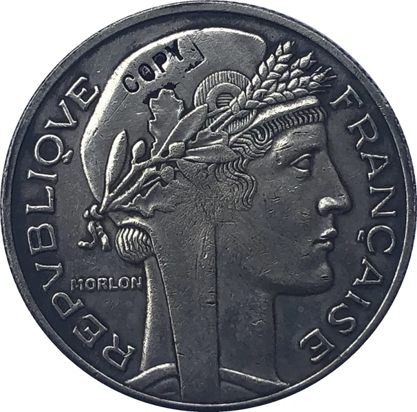 

FRENCH INDOCHINA 1 Cent 19 coin copy 26mm
