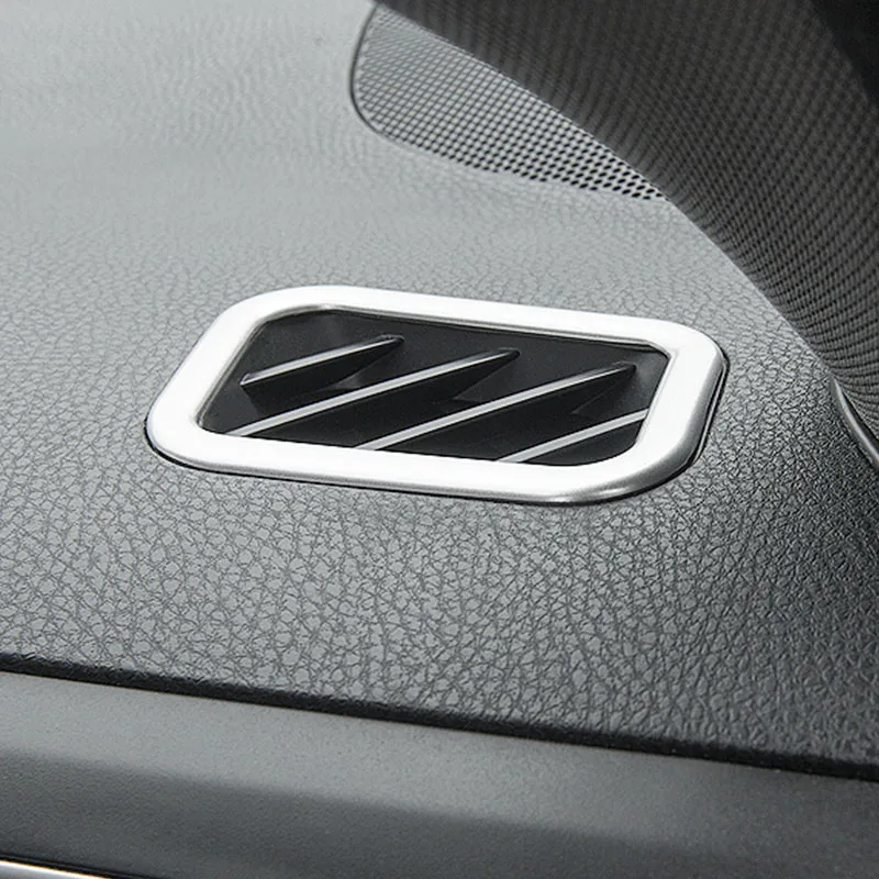 

For Toyota Highlander Kluger 2014-2018 ABS Plastic Car Styling front Small Air Condition outlet Vent frame Panel Cover Trim