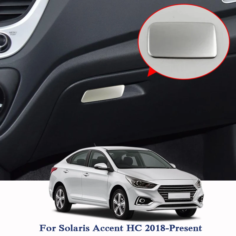 Автомобильный Стайлинг ABS бардачок блесток для hyundai Solaris Accent HC автомобильные внутренние аксессуары наклейка Украшение блесток