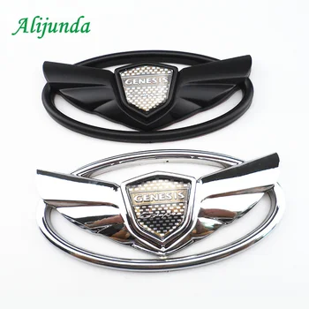 

Car styling accessories chrome emblem badge surface lifting for Hyundai sports car wings