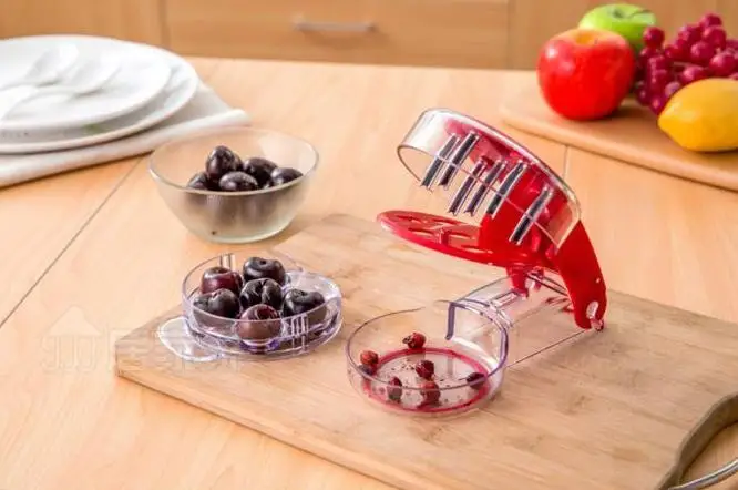 Prepworks Cherry Pitter Stone Remover Machine 6 Holes