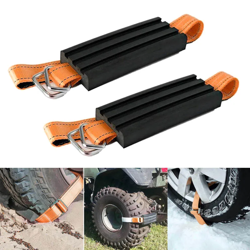 

2 Pcs Car Tire Anti-Skid Block Vehicle Emergency Snow Chain Car Styling